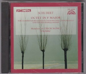 ★CD DENON シューベルト:八重奏曲ヘ長調 *ミロスラフ・ヴィリーメツ(MIROSLAV VILIMEC).チェコ九重奏団員 /希少レアCD