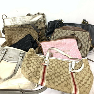 【ジャンク・現状品】 GUCCI グッチ トートバッグ ショルダーバッグ 他 まとめセット 状態△(M1124-8)