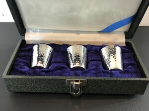 SILVER 刻印　酒器 ショットグラス 