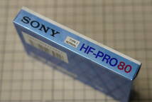 ★未使用 未開封 カセットテープ SONY HF-PRO80 TYPEⅠ（NORMAL） 当時物 昭和レトロ 希少★_画像4