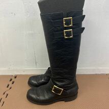 ◆《AP400》JIMMY CHOO ジミーチュウ ロングブーツ ブーツ レザー 36サイズ_画像4