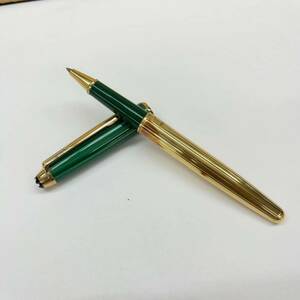 305.◎1円スタート◎MONTBLANC モンブラン MEISTERSTUCK マイスターシュテュック ボールペン 925 グリーン ゴールド 筆記用具 文房具