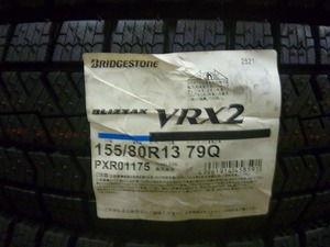 【送料無料】冬タイヤ 2023年製 BRIDESTONE VRX2 155/80R13 4本セット税込￥36,800-