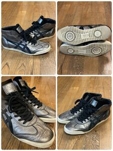 名作 Onitsuka Tiger オニツカタイガー TH3L1L MEXICO MID RUNNER DX メキシコミッドランナーデラックス レザー スニーカー シューズ 27cm