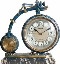 時計 置き時計 テーブルクロック 北欧時計 ヨーロピアンスタイル レトロ クリエイティブな卓上時計 家の装飾 おしゃれ インテリア 置時計_画像4