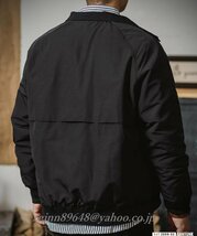 ブラックカラー新入荷 ヴィンテージG-9スタイル スウィングトップ ブルゾンハリントン ジャケット バラクーダ風 M～3XL 未使用_画像5