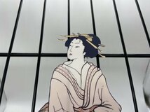 日本画オリジナルステッカー　浮世絵　Mサイズ　UV耐水　輪郭カット済み_画像2