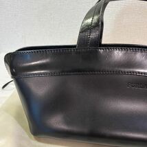 FURLA フルラ エナメル レザー 本革 トート バッグ 黒 ブラック 腕掛け 80サイズ（130）_画像3