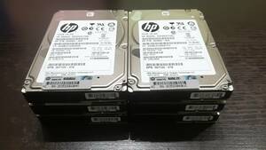 【動作品♪】HP EG0900FCVBL [900GB SAS]2.5インチ HDD SAS/6個セット/ハードディスク