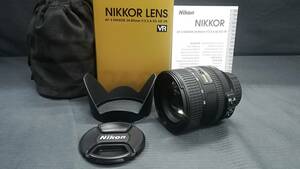 【美品♪】Nikon/ニコン AF-S NIKKOR 24-85mm f/3.5-4.5G ED VR 標準ズーム レンズ/動作品