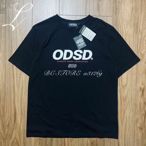 新品 ODDSTUDIO ロゴTシャツ Lサイズ BLACK ODSD オッドスタジオ Tシャツ 半袖 メンズ レディース ユニセックス EXO BTS タグ付き 正規