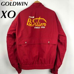 美品 旧タグ GOLDWIN RED XOサイズ ライディングジャケット メンズ ゴールドウイン ナイロン ジャケット ショート オートバイ