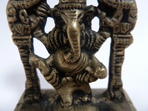 (☆BM)ガネーシャ インド 象 置物 オブジェ 真鍮製 神様 シヴァ エスニック オリエンタル 金属製 _画像7