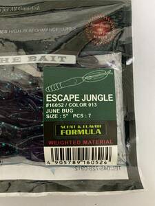 ノリーズ★エスケープジャングル ESCAPE JUNGLE★ジュンバグ JUNE BUG ★対ヘビーカバー用★田辺哲男、伊藤巧