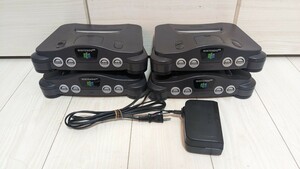 【ジャンク】N64 ニンテンドー64 本体セット 4台 N64 ニンテンドー64