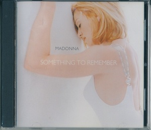 中古 CD MADONNA SOMETHING TO REMEMBER WARNER MALAYSIA