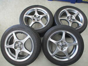 希少★TOYOTA ZW30 MR-S MRS 後期 純正 国産タイヤ4本セット☆15×6J+45・16×7J+45 4H-100☆185/55R15 215/45R16☆埼玉県発 現物確認OK♪