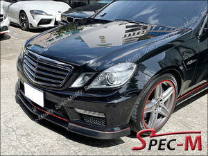 GTX STYLE ベンツ 2011-2013 W212 E63 AMG 前期 カーボン フロントバンパースポイラー