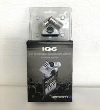 4-16193【現状品 キングラム】マイク ZOOM ズーム iQ6 XY ステレオマイクロフォン iPhone iPad iPod　ジャンク扱い_画像1