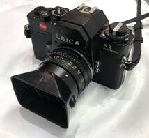 4-16104-1【現状品 キングラム】LEICA ライカ R3 ELECTRONIC フィルムカメラ 一眼レフカメラ ELMARIT-R 1:2.8/35 ジャンク扱い_画像2