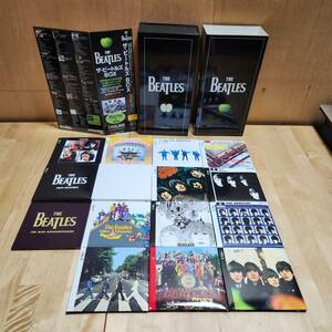 ☆ジャンク品 ザ・ビートルズ BOX 全アルバムセット CD16枚＋DVD1枚 THE BEATLES ジョン・レノン 全曲解説本付(中古品/現状品/保管品)☆