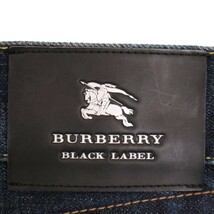 BURBERRY BLACK LABEL バーバリー ブラックレーベル ダメージ加工 フレア デニム パンツ ブーツカット ジーンズ 表記サイズ76_画像4