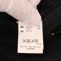 TOMORROWLAND トゥモローランド シアサッカー コットン シルク テーラードジャケット シングルジャケット 表記サイズ48_画像8