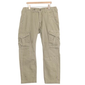 TMT / HERRINGBONE TWILL CARGO TROUSER ティーエムティー ヘリボーン ツイル カーゴ トラウザーズ パンツ TPT-F2108 表記サイズM