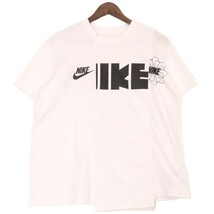 sacai x NIKE サカイ ナイキ 再構築 ハイブリッド Tシャツ 半袖 カットソー CD6311-100 ホワイト 表記サイズM_画像1