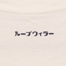 LOOPWHEELER ループウィラー 胸ポケット付き クルーネック Tシャツ 半袖 カットソー 表記サイズL_画像7