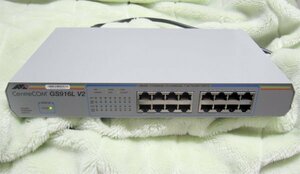 アライドテレシス(Allied Telesis)　CentreCOM　GS916L V2　１GbE　スイッチ　中古