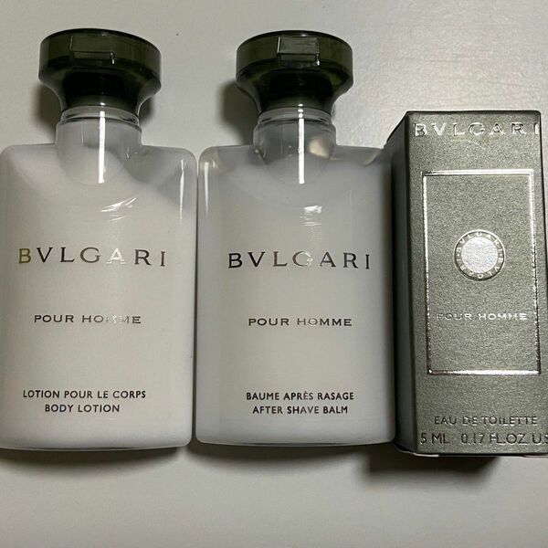 BVLGARI ブルガリ POUR HOMME プールオム 香水 ローション セット