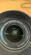 Canon キャノン レンズ IMAGE STABILIZER EFS 18-55mm 動作未確認_画像4