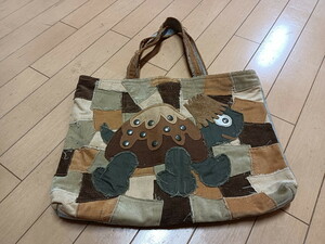 mu..... patchwork bag * unused * reversible 