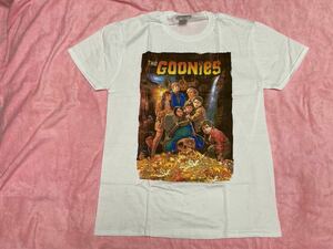 GOONIES グーニーズ Tシャツ M 白 映画T ムービーT バンドT ロックT スティーブン・スピルバーグ Cyndi Lauper