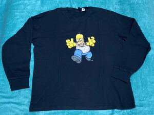 THE SIMPSONS シンプソンズ H&M ロンT 長袖 M Tシャツ 