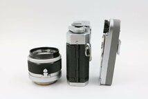 《動作保証》 キャノン CANON P型 ポピュレール レンジファインダー ボディ 50mm f/1.4L L39 LTM レンズセット フィルム カメラ 革ケース付_画像5