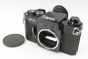 《動作保証》 Canon キャノン F-1 後期 Late Model アイレベル ブラック ボディ 一眼レフ フィルム カメラ