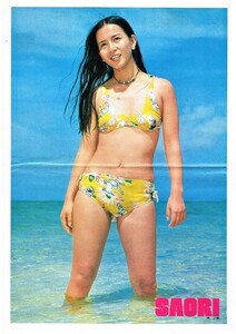 P426 Minami Saori купальный костюм бикини постер 37cm × 25cm Showa идол журнал дополнение 