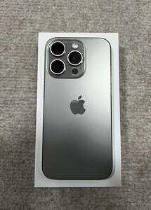 iPhone 15 Pro ナチュラルチタニウム 128GB 香港版 極美品！OAprodaガラス貼付け済み