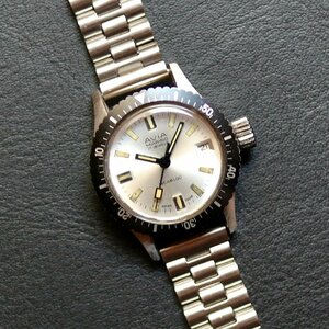 [AVIA MARINO]Vintage Diver NOS / wristwatch lady's stylish brand popular 30 fee 40 fee 50 fee 60 fee recommendation present 