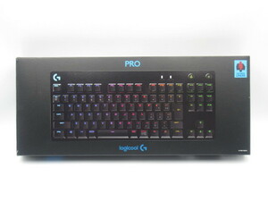 Logicool ロジクール ロジクールG PRO ゲーミングキーボード 【G-PKB-002LN】ブラック 中古 美品 元箱付