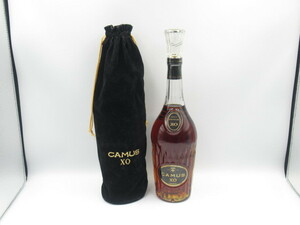 CAMUS カミュ XO ロングネック 700ml 40％ コニャック ブランデー 古酒 未開栓品 保存袋付(巾着袋)