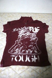 tough jeansmith タフジーンズスミス　ミリタリー半袖シャツ　ポロ生地　貴重品