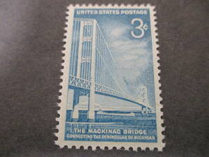 *** America 1958 year [makinak. finished ] single one-side unused NH glue have ***