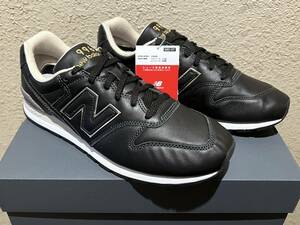 *HERITAGE LEATHER PACK~ all leather New Balance CM996HB2 black × Gold US10 28cm M996 limitation natural leather black / gold NB sneakers 