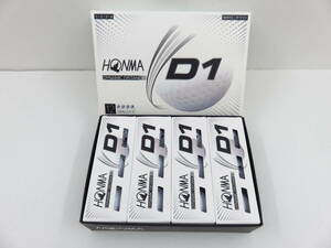 k5994k [送料650円]【未使用】 HONMA ホンマ ゴルフ D1ボール 2020年モデル 1ダース ゴルフボール [113-231129]