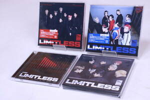 ATEEZ CD 4枚セット JAPAN 2ND SINGLE LIMITLESS 日本コロンビア 中古現状品 カバー無し■(F8321)