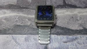 m1002 SEIKO セイコー V.F.A. 3922-504A スクエア デイト ブルー文字盤 不動 ジャンク ゆうパケット ゆうパック60サイズ 同梱OK