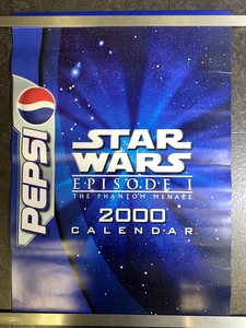 『スターウォーズ STAR WARS エピソード１ ペプシ カレンダー ポスター 2000年 PEPSI ファントム・メナス ダース・モール』